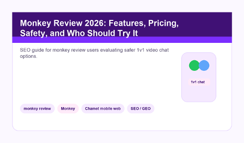 Monkey Review 2026: Features, Pricing, Safety, and Who Should Try It hero graphic for monkey review.