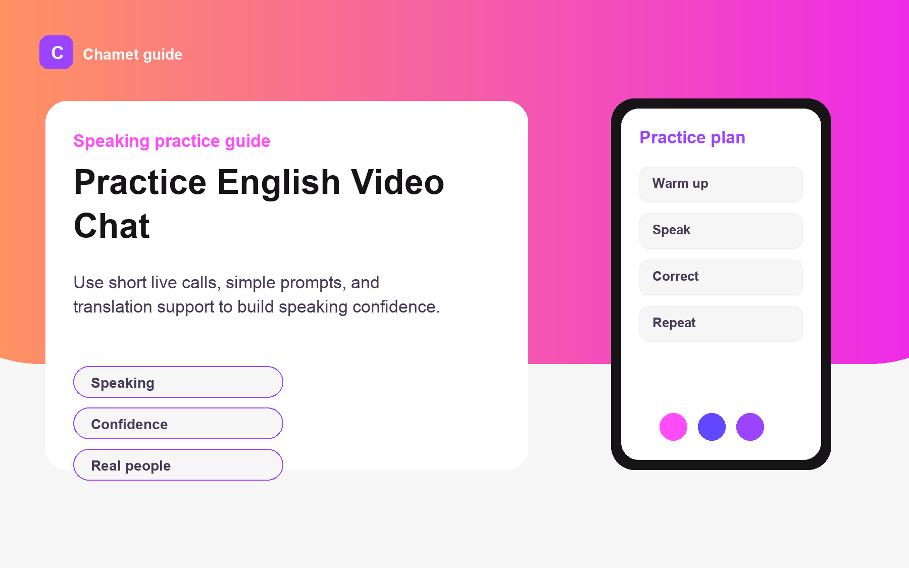 Practice English Video Chat: Best Apps and Study Routine visual.