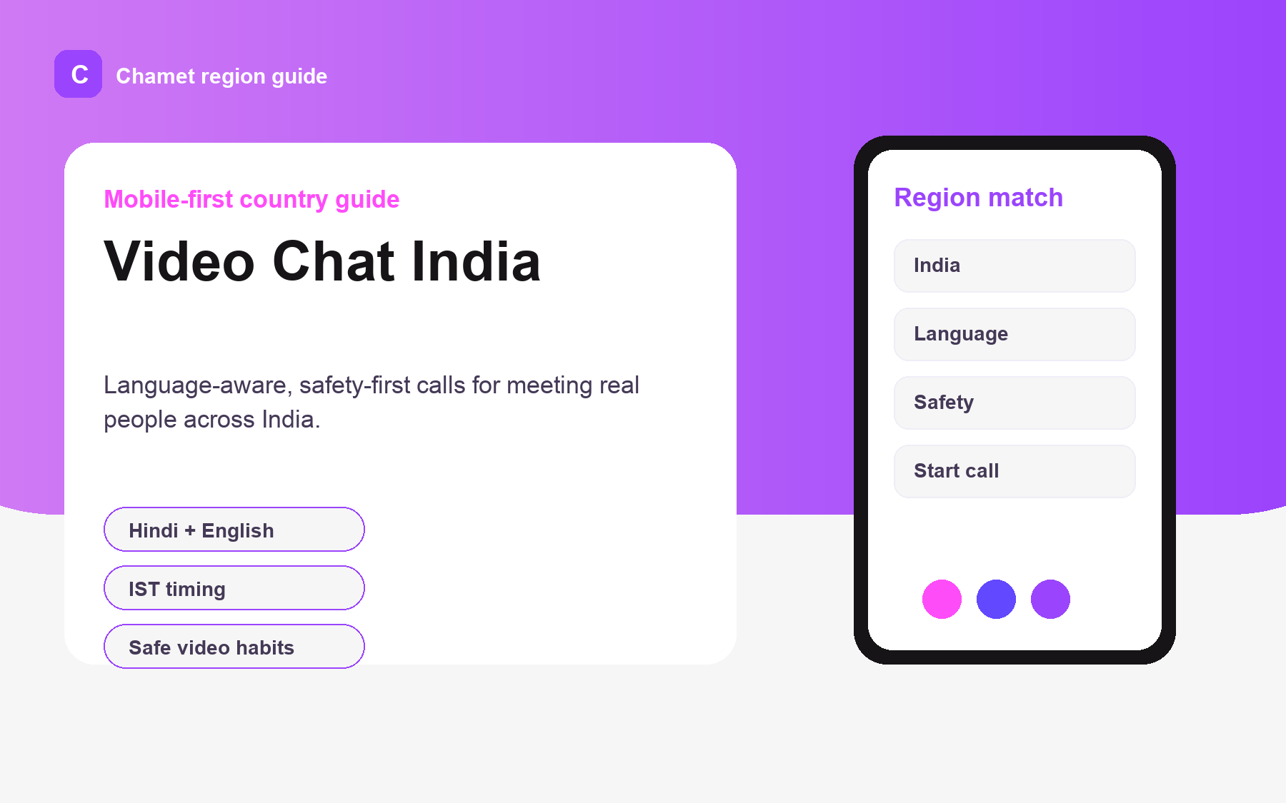 Video Chat India: 2026 Guide to Meeting People Safely visual.